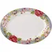 Millefleurs Oval Platter 12 3/16" Dia