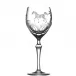 Run 4 Roses Arabian Thoroughbred Clear Red Wine Glass