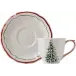 Filet Noel Tea Saucer 5 3/4" Dia