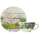 Paris A Giverny Set Of 2 Breakfast Cups & Saucers 7 1/2" Dia