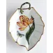 Old Master Tulips Yellow & Red Tulip Leaf Dish 9 in Long