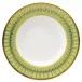 Arcades Green Rim Soup Plate