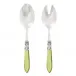 Aladdin Antique Chartreuse Salad Serving Set 9.75"L