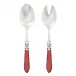 Aladdin Brilliant Red Salad Server Set 9.75"L