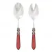 Aladdin Antique Red Salad Serving Set 9.75"L