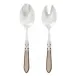 Aladdin Brilliant Taupe Salad Serving Set 9.75"L