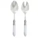 Aladdin Brilliant White Salad Serving Set 9.75"L