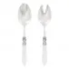 Aladdin Antique White Salad Serving Set 9.75"L