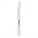 Aladdin Antique Ivory Cake Knife 10"L