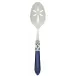 Aladdin Antique Blue Slotted Serving Spoon 9.5"L