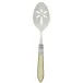 Aladdin Antique Chartreuse Slotted Serving Spoon 9.5"L