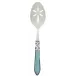 Aladdin Antique Green Slotted Serving Spoon 9.5"L