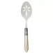 Aladdin Brilliant Ivory Slotted Serving Spoon 9.5"L