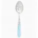 Aladdin Brilliant Light Blue Slotted Serving Spoon 9.5"L