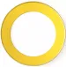 Arc-en-Ciel Yellow Oval Platter Small 14" (Special Order)