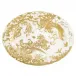 Aves Gold Oval Dish L/S (41 cm/16 in) (Special Order)