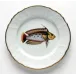 Antique Fish Rainbow Spotted Dinner Plate 9.5 in Rd
