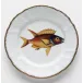 Antique Fish Red/Yellow Salad Plate 7.5 in Rd