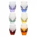 Bar Highball Set of Six Basic Colors 11.2 oz (Alexandrite, Aquamarine, Beryl, Eldor, Rosalin, Topaz)