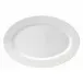 Promenade White Oval Platter