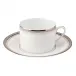 Excellence Grey Tea Saucer (Special Order)