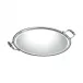 Malmaison Oval Tray With Handles 53X42Cm Silverplated