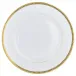 Malmaison Rimmed Soup Plate Porcelain Gold