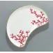 Cristobal Red Pickle Dish 8.3 x 5.8 x 0.91 in.