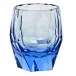 Cubism Tumbler Aquamarine Lead-Free Crystal, Cut 220 ml