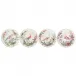 Chelsea Bird Dessert Plate Set Of Four 8.25"