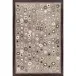 Cat's Paw Grey Wool Hooked Rug