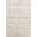 Cut Stripe Ivory Hand Knotted Viscose Rug