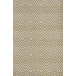 Diamond Khaki/White Handwoven Indooor/Outdoor Rug 10' x 14'