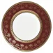 Eugenie Red Flat Chop Plate Round 11.6 in.