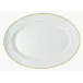 Fontainebleau Gold (Filet Marli) Oval Dish/Platter/Platter 16.1417 x 11.811"