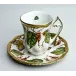 Wildberries Red Demitasse Cup & Saucer 3 oz