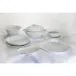 Nymphea White Oval Platter Medium