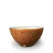 Fortuny 4 Cereal Bowls Ashanti Orange 5.5"