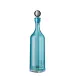 Bona Decanter Sealed Stopper Turquoise H 14" x Diam 3.5", 32 oz