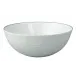 Mineral Filet Platinum Salad Bowl Calabash Shaped Diam 9.0 in