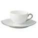 Mineral Filet Platinum Tea Cup Extra Diam 3.7 in