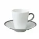 Mineral Filet Platinum Coffee Saucer Diam 4.9 in