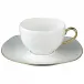 Mineral Filet Or/Gold Tea Cup Extra Diam 3.7 in