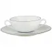 Monceau Black Cream Soup Cup Diam 4.6 in