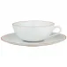 Monceau Orange Abricot Tea Cup Extra Round 4.5 in.