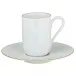 Monceau Orange Abricot Espresso Saucer Diam 5.0 in