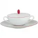 Monceau Red (Red) Cover For Cream Soup Cup Diam 4.7 in