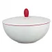 Monceau Red (Red) Sugar Bowl Diam 4.6 in