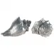Sea And Shore Pewter Conch Shells Salt And Pepper Set