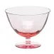 Optic Footed Small Bowl Icecream Rosalin Lead-Free Crystal, Optic 13 Cm